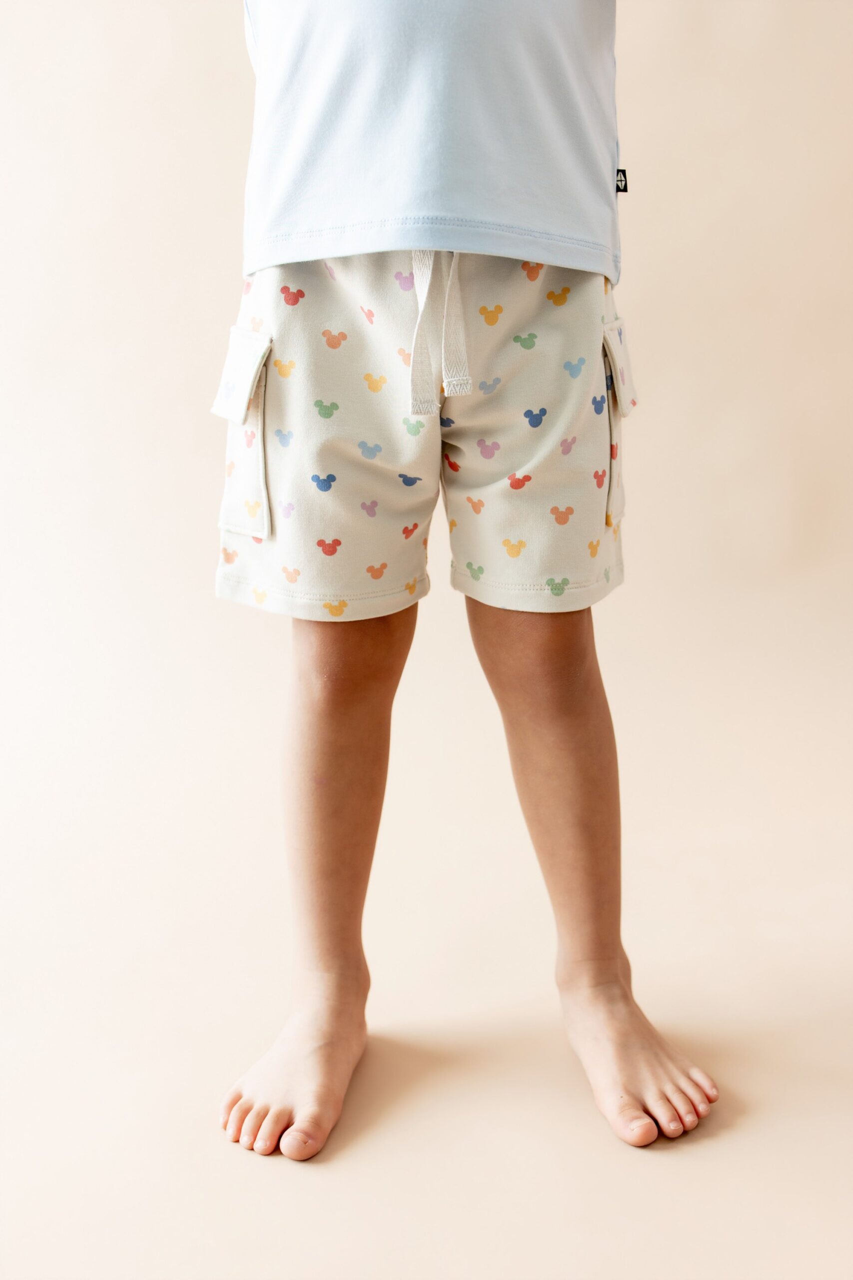 Pastel_Mickey_Mouse_Bamboo_Cotton_Cargo_Shorts_02